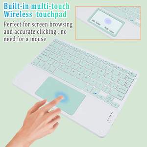 Mini Teclado Inalámbrico Bluetooth con Panel Táctil y Ratón Integrado para iPad Air 4 5 6 7 9ª 10ª Generación 10.9 Pulgadas Pro 11 12.9 13 Pulgadas M234 - Product Image 5
