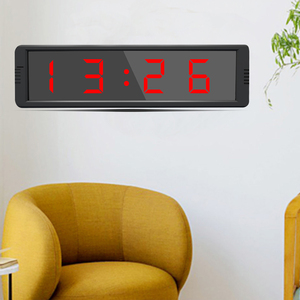 Zhong Xiao Xiao Mini 1インチ4桁<span class=keywords><strong>LED</strong></span>デジタルタイマー屋内壁取り付けカウントダウン多機能アルミ合金タイマー - Product Image 6