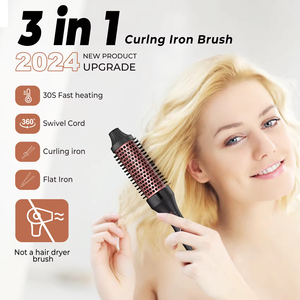 Cansado <span class=keywords><strong>de</strong></span> cabello enredado mientras Riza este <span class=keywords><strong>rizador</strong></span> <span class=keywords><strong>de</strong></span> cabello redondo rodante crea Rizos suaves en 10 segundos - Product Image 3