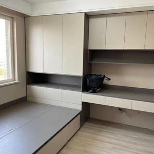 Armoire Modulaire Autoportante en Bois Massif de Luxe Moderne pour Chambre à Coucher, <span class=keywords><strong>Dressing</strong></span> Intégré Personnalisable DIY - Product Image 3