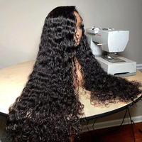 Perruque Lace Front Sans Colle Cheveux Humains Indiens Bruts Alignés Naturellement Kinky Curly Vente en Gros Usage Quotidien Mode Livraison Rapide