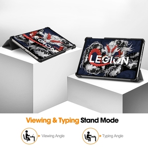 2025 nouveau PC dur couverture arrière rabat en cuir PU support de béquille <span class=keywords><strong>tablette</strong></span> housse de protection pour <span class=keywords><strong>Lenovo</strong></span> Legion Y700 Tab Plus - Product Image 4
