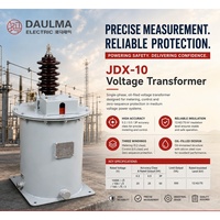 Transformateur de tension intérieur 10 kV JDX-10 pour utilisation en poste de commutation avec configuration à trois enroulements et isolation immergée dans l'huile