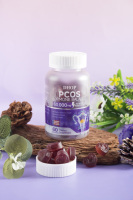 Complexe d'inositol en gommes avec vitamine D3 et extrait de chèsteberry pour le soutien de l'équilibre hormonal et glycémique chez l'adulte, gestion naturelle de l'énergie