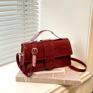 Bolso bandolera de piel sintética para mujer, diseño elegante y lujoso, venta directa de fábrica. - Product Image 1