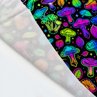 Premium Bio-Strickstoff aus Bambus-Mischgewebe, French Terry, 280 g/m², digital bedruckt, für Mädchen- und Jungen-Hoodies und Sweatshirts