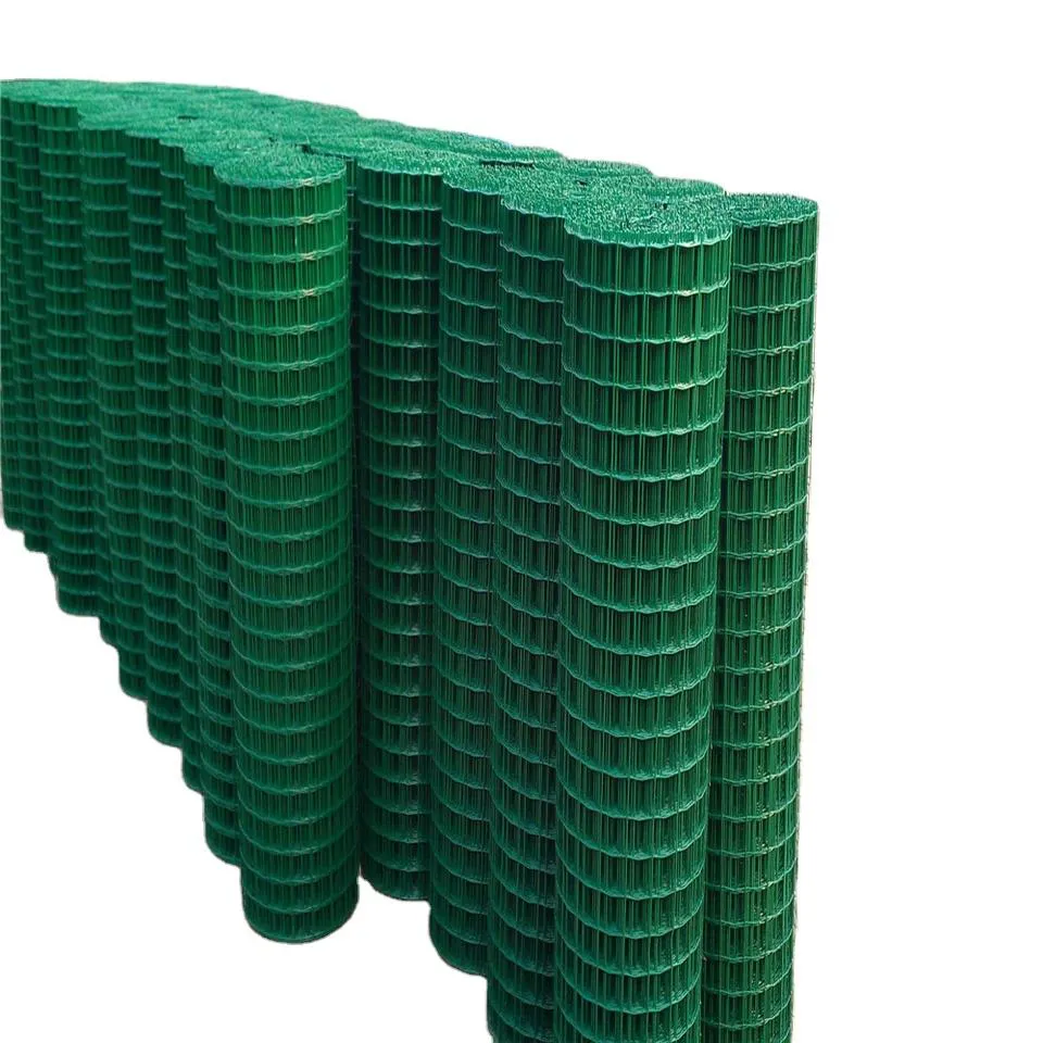 BOCN produttore custom verde nero rivestito in Pvc 48 \ "* 50 \" rotolo di rete metallica saldata da 16 Gauge per recinzione giardino agricolo