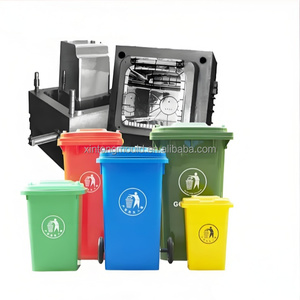 Ra cửa kích thước lớn Thùng rác nhựa Thùng rác có thể khuôn rác ép nhựa khuôn - Product Image 4