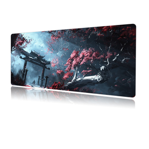 แผ่นรองเมาส์เกมมิ่งลายซามูไรญี่ปุ่<span class=keywords><strong>น</strong></span>ป่าแดง ขนาดใหญ่ กั<span class=keywords><strong>น</strong></span><span class=keywords><strong>น</strong></span>้ำ กั<span class=keywords><strong>น</strong></span>รอยขีดข่วน พิมพ์ลายแบบซับลิเมชั่น ขอบเย็บอย่างดี วัสดุธรรมชาติ - Product Image 6