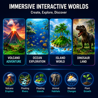 Table de jeu interactive AR avec projection de sable magique pour enfants, équipement éducatif pour aire de jeux intérieure