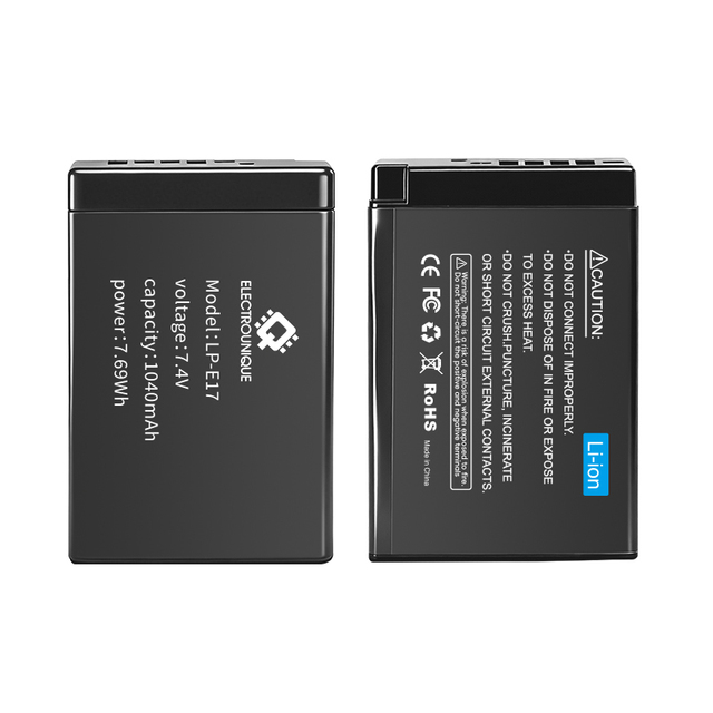 Digital Camera Battery LP-E17 Li-ion Battery Pack OEM ODM Service