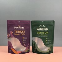 Sachets Ziplock Autoportants Haute Barrière pour Fenêtre, Pochettes Anti-humidité pour Aliments pour Animaux (Friandises pour Chiens et Snacks pour Chats)
