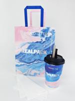 Gobelets en papier jetables, 16 oz, gobelets en papier compostables pour thé au lait, gobelets en papier pour café avec logo personnalisable