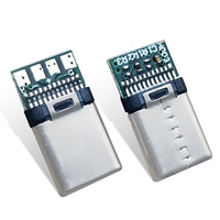 2024 nuevo producto 2A 5A conector macho tipo C conector de audio conector usb-c para teléfono móvil