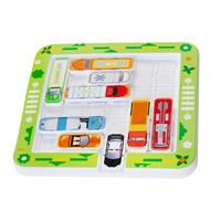 Mainan Puzzle Blok Geser Huarong Road, Permainan Logika Kemacetan Lalu Lintas untuk Anak, Teka-teki Edukatif untuk Melatih Otak Anak