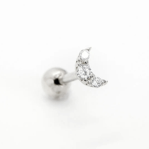 CANNER Boucles d'oreilles clous en argent sterling S925 avec zircon délicat, design étoile créatif - Product Image 3