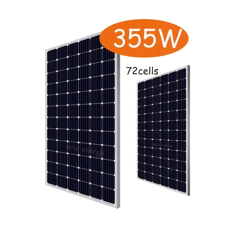 Painéis de Energia Solar 24V Painel Solar Poli 300W Painéis Solares Policristalinos 350W Custo Preço 1000W Para Electricidade Doméstica