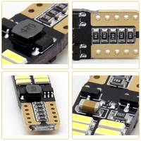 T10 24SMD 3014 LED Autolampe 6000K W5W Innenraumbeleuchtung Tür Kofferraum Kennzeichenbeleuchtung Seitenmarkierungsleuchte 12V