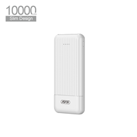 ASPOR A323 Station de charge portable transparente 10000 mAh Mini Power Bank à charge rapide Prix usine
