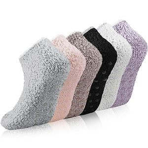 Non Slip Yoga <b>Socks</b> Pilates <b>Socks</b> With <b>Grips</b> Hospital No Show <b>Socks</b> for Women and Men - Product Image 3