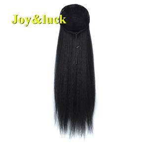 Usine en gros 22 pouces Afro crépus droite <span class=keywords><strong>queue</strong></span> <span class=keywords><strong>de</strong></span> <span class=keywords><strong>cheval</strong></span> postiches <span class=keywords><strong>avec</strong></span> bande <span class=keywords><strong>élastique</strong></span> CombDrawstring <span class=keywords><strong>queue</strong></span> <span class=keywords><strong>de</strong></span> <span class=keywords><strong>cheval</strong></span> Extension <span class=keywords><strong>de</strong></span> cheveux - Product Image 4