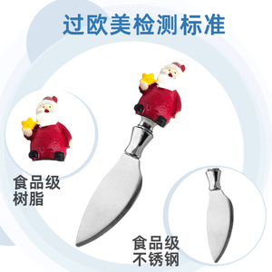 Santa Claus Cutlery Set With Star Shape Knife Cheese Knife Avocado Knife Fruit Fork And Two Fork Christmas Tableware - Product Image 5