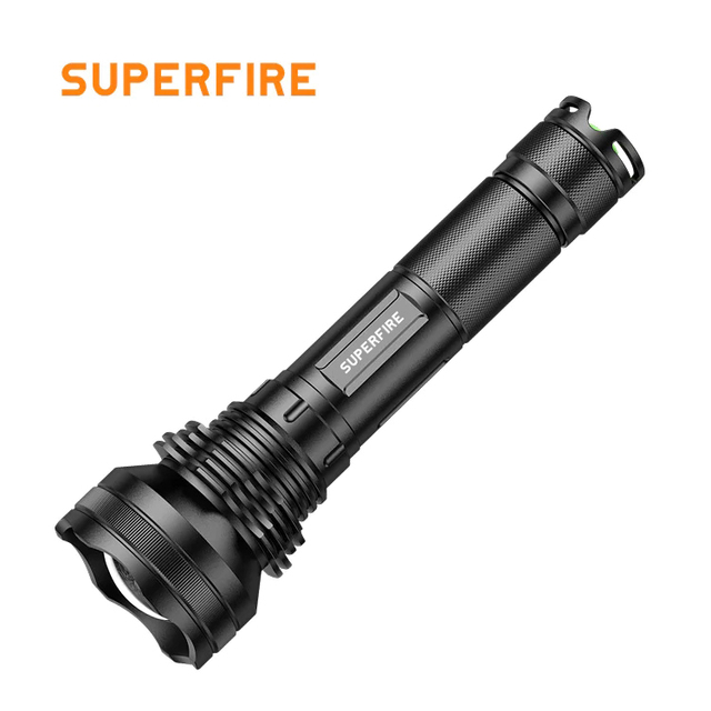 Flashlights L3-P90 Wick 2700LM Rechargeable Super Bright 5 Modes Handheld Powerful IP44 Emergency Hunting Flashlight High CRI 95