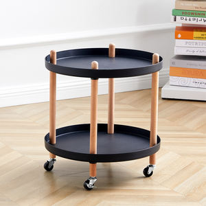 आधुनिक बहु-कार्यात्मक पहिया उपयोगिता कार्ट प्लास्टिक बहु-परत रसोई घर भंडारण के लिए रोलिंग रैक - Product Image 1