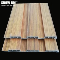 SNOW BM harga rendah instalasi cepat tahan air tahan api GMT PVC langit-langit Panel dinding