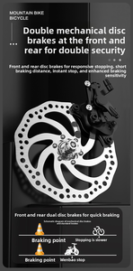 Vélo de course pour hommes, vélo de montagne, guidon incurvé, frein à disque de 28 pouces, 21 vitesses, fourche de vélo de course ultra-<span class=keywords><strong>l</strong></span>égère en alliage d'aluminium - Product Image 6