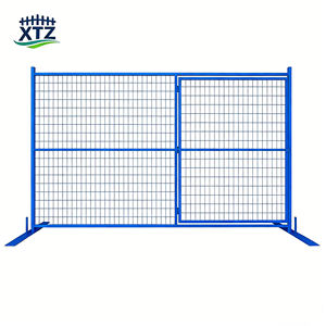 Panel Pagar Sementara Kanada Warna Biru, Tahan Lama, Dilapisi Bubuk, Mudah Dipasang, Grosir Produsen untuk Lokasi Konstruksi Sementara - Product Image 3