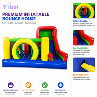 Yibei Entertainment Château Gonflable Durable avec Toboggan pour Fêtes et Événements, Trampoline Gonflable à Louer, Vente Chaude