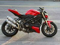 Moto Ducati Street Fighter 848, moto de rue à essence, moteur 848cc refroidi par liquide, Chine