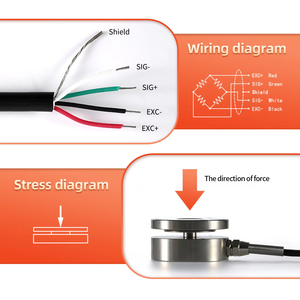 휴대용 기기 + 로드셀 고정밀 무게 측정력, 고속 충격 양면 압력 200kg300kg500kg - Product Image 5