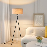 Lampadaire LED Nordique avec Culot E27 - Éclairage d'Ambiance Vertical pour Chevet et Coin Canapé, Idéal Salon, Chambre, Maison Moderne