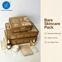 Boîte d'expédition cosmétique en carton ondulé personnalisée avec impression de marque pour soins de la peau