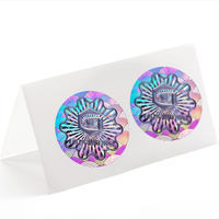 Op maat gemaakte etiket stickers, waterdicht, 3D laser holografische merkstickers, dynamische QR-code beveiligingslabels