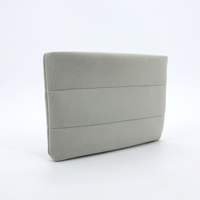 Pochette de maquillage en néoprène matelassé imperméable avec logo personnalisé pour femmes, pour le rangement des articles de toilette en voyage