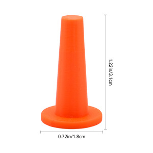Coperchio in silicone Temu con diametro interno di 0,5 pollici, a vite, a tenuta stagna, per applicazioni di stampa 3D su barattoli - Product Image 1