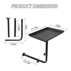 Carrito de Peluquería de Alta Calidad con Bandeja, Silla Instalada, Ajustable en Altura, para Salón de Belleza, Barbería, Spa, Tatuajes y Herramientas de Estilista - Product Image 5