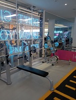 Rack de musculation professionnel pour développements en position couchée, équipement de musculation robuste pour salles de sport