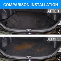 Tapis de sol adaptés à BYD Yuan PLUS ATTO 3 22-25, conduite à gauche, toutes saisons, TPE 3,5 mm d'épaisseur, 3 pièces, robustes, antidérapants, Coolcars