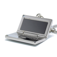 Porte-clé pliable pour ordinateur portable, nouveau Mini accessoire créatif, en métal, pour clavier, en alliage LCD,