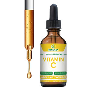 Gocce Orali di Vitamina C, Estratto di Acerola, Antiossidante, Supporto Immunitario, Stimolatore di Collagene, Integratori Vitaminici per la Pelle per Adulti - Product Image 1