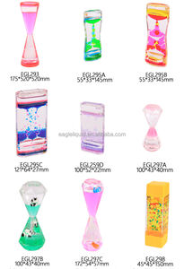 Jouets pour l'<span class=keywords><strong>autisme</strong></span>, minuteur à bulles d'eau en plastique, gouttes d'huile, sablier, minuteur liquide en spirale relaxant - Product Image 5