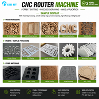 Machine de gravure CNC Chenmai 1325 pour le travail du bois, 1300x2500x200mm, 380V, précision 0,05mm, pour portes d'armoires, MDF, contreplaqué, acrylique