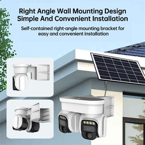 Cámara de Seguridad Exterior Dual PTZ Rscamtom, Cámara Solar con Visión Nocturna a Todo Color y Detección de Movimiento - Product Image 4