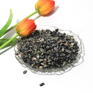 Vente en gros de pierres naturelles de <span class=keywords><strong>glaucophane</strong></span> DIY, copeaux de pierres roulées, cristal de guérison, graviers de larvikite, décoration d'intérieur, forme de tour, laser - Product Image 1