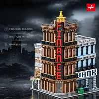 Jie Star SJ1118 2026 MOC City Création Banque Modèle de Présentation Kits de Briques Vue sur Rue Cadeaux pour Adultes 3763 pièces Ensembles de Blocs de Construction