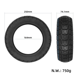 Original <b>10</b>*2.75-6.5 Tubeless Tire <b>10</b>×2.75-6.5 Vacuum Tyre for Kukirin Scooter <b>10</b>-Inch Wear-Resistant Anti-Slip Vacuum Tire - Product Image 2